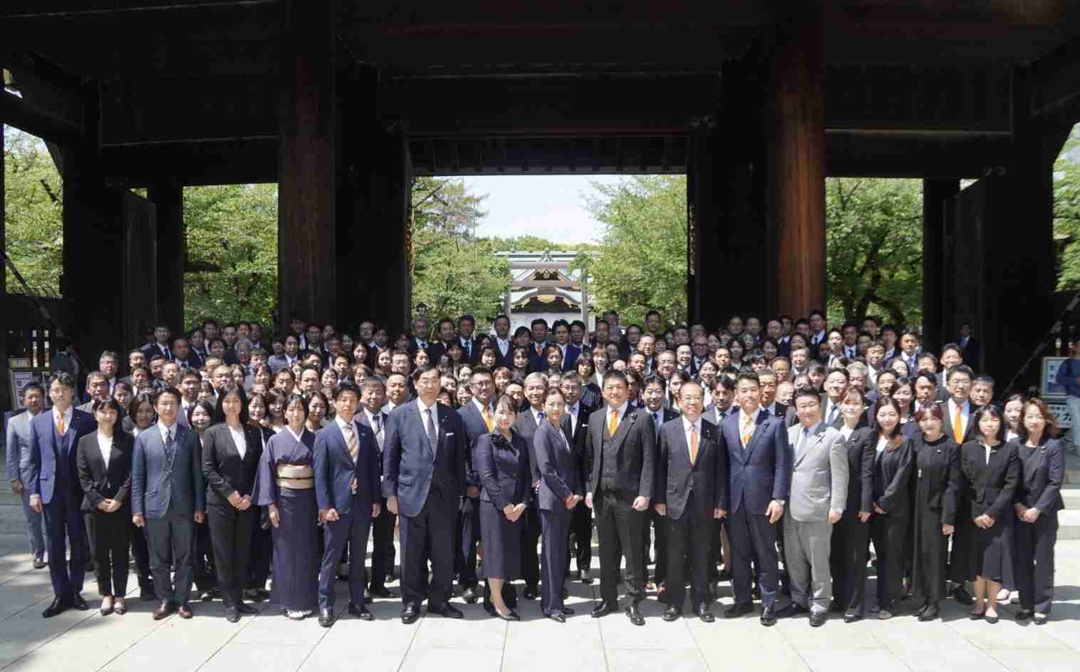 参政、高市政権と対決姿勢　靖国集団参拝、保守層切り崩し