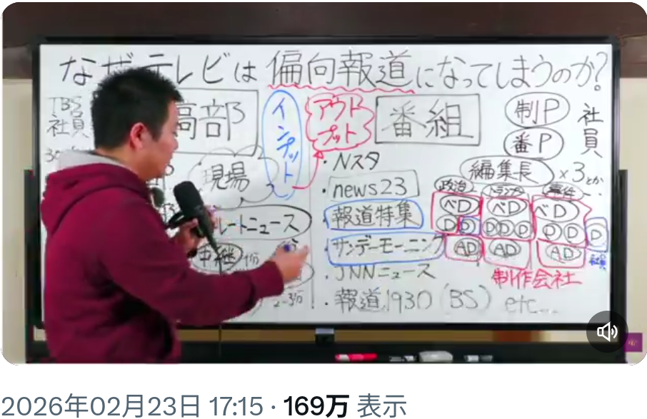 TBS「報道特集」はナフサ不足で炎上しても