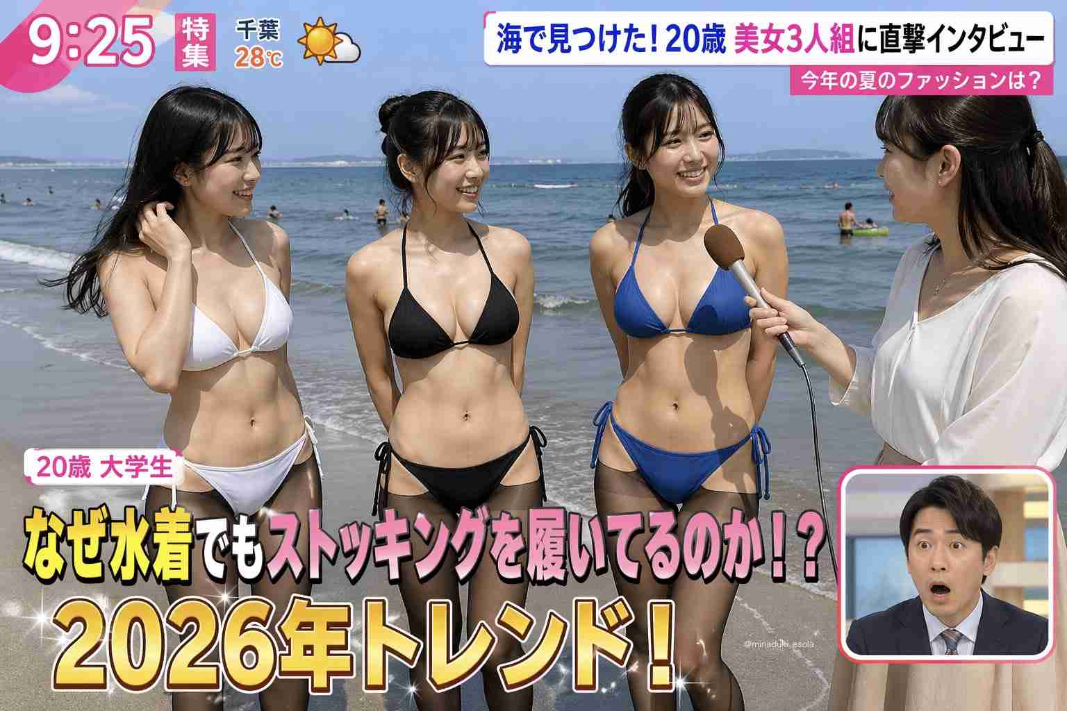 綺麗な女性を見ると目がいってしまう