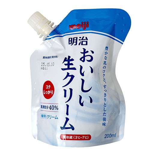 生クリーム・ホイップクリームが好きな人！