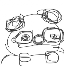 目をつぶってパンダの絵を描いてみるトピPart2