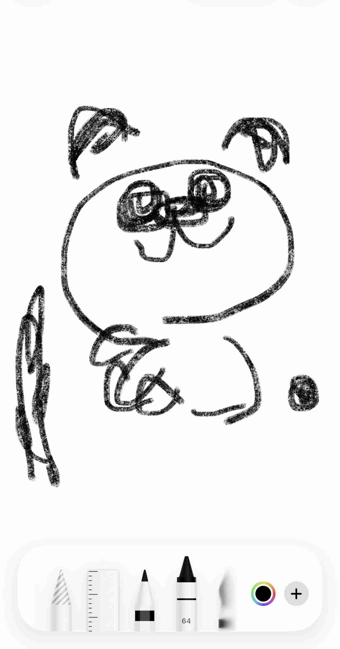 目をつぶってパンダの絵を描いてみるトピPart2