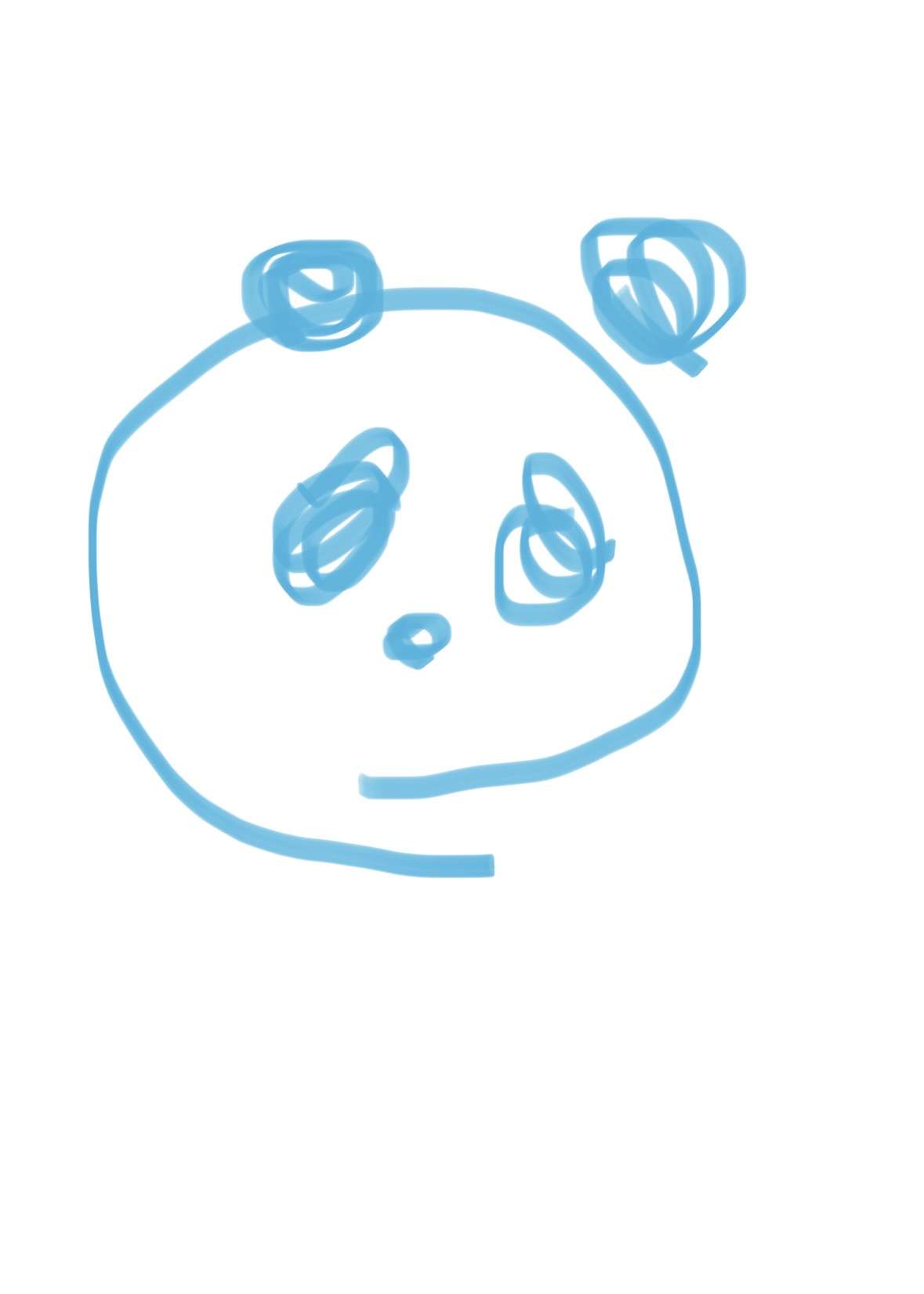 目をつぶってパンダの絵を描いてみるトピPart2