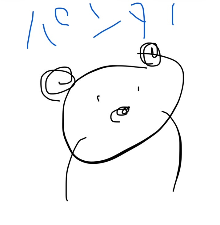 目をつぶってパンダの絵を描いてみるトピPart2