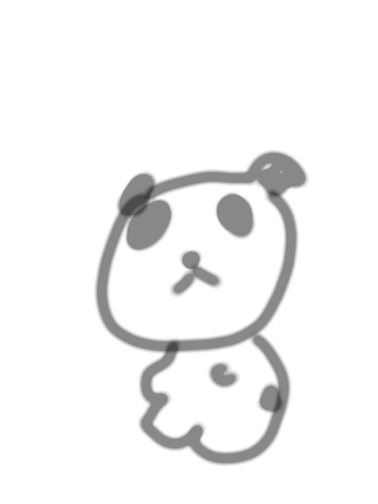 目をつぶってパンダの絵を描いてみるトピPart2