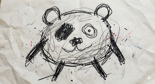 目をつぶってパンダの絵を描いてみるトピPart2