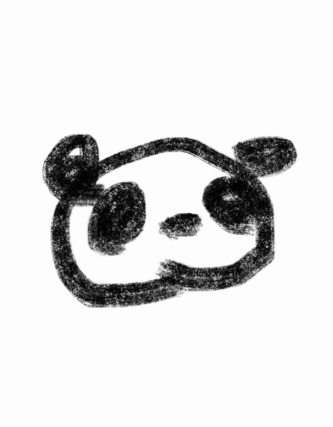 目をつぶってパンダの絵を描いてみるトピPart2