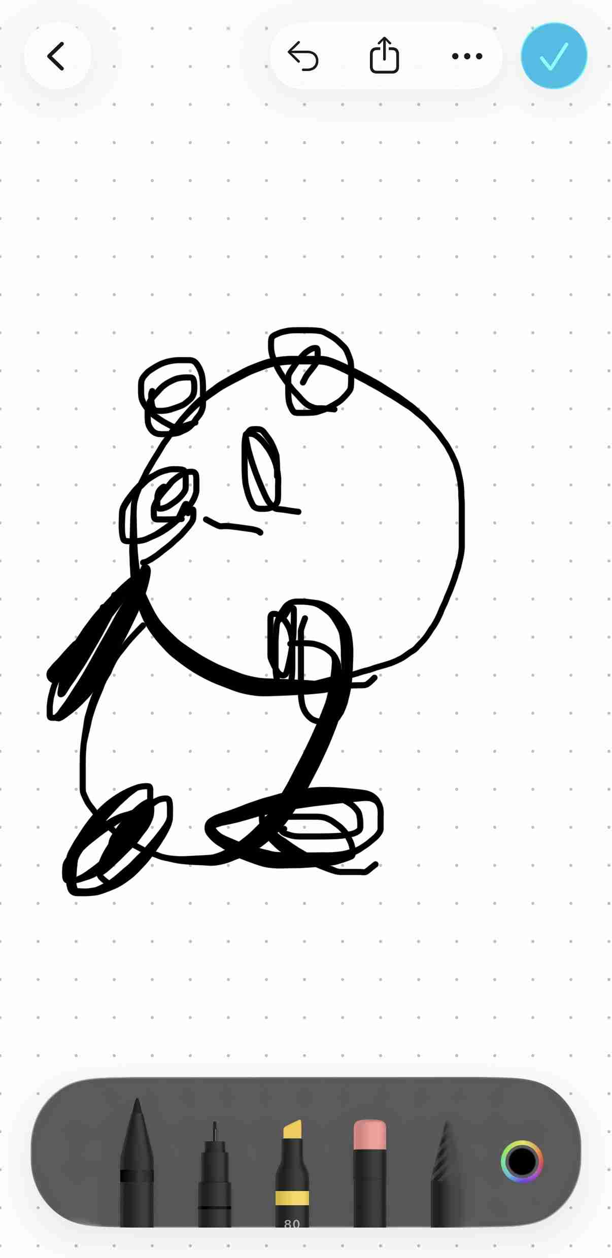 目をつぶってパンダの絵を描いてみるトピPart2