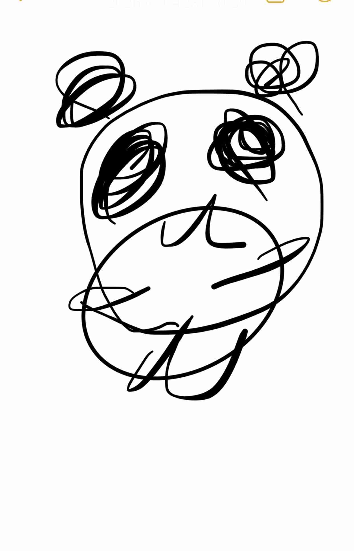 目をつぶってパンダの絵を描いてみるトピPart2