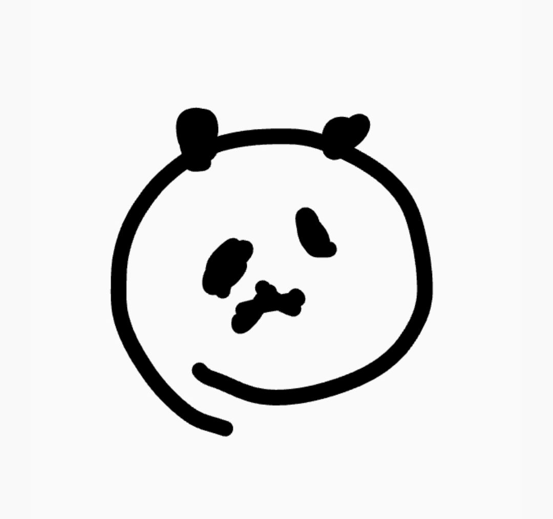 目をつぶってパンダの絵を描いてみるトピPart2
