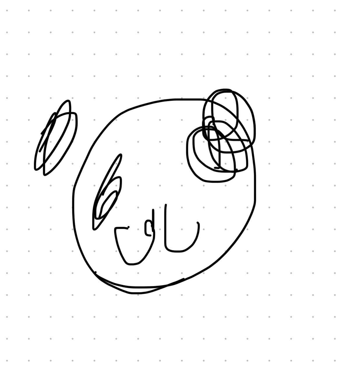 目をつぶってパンダの絵を描いてみるトピPart2