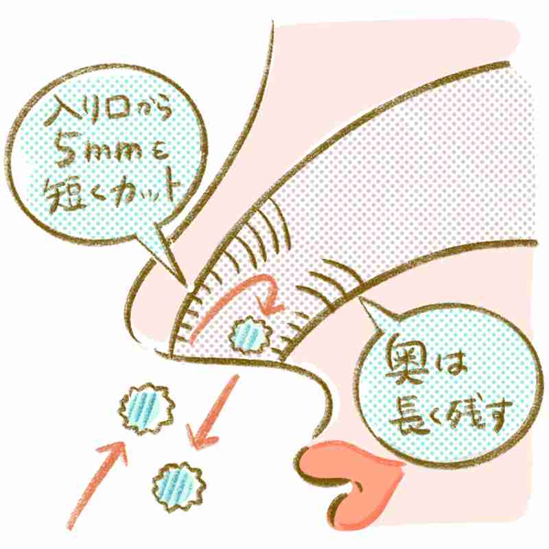 鼻毛の悩みをなぐさめあいたい