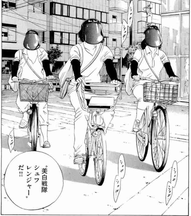 真夏の自転車通勤