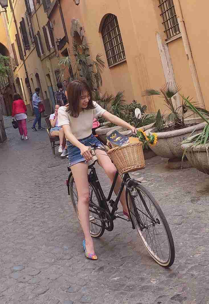 真夏の自転車通勤