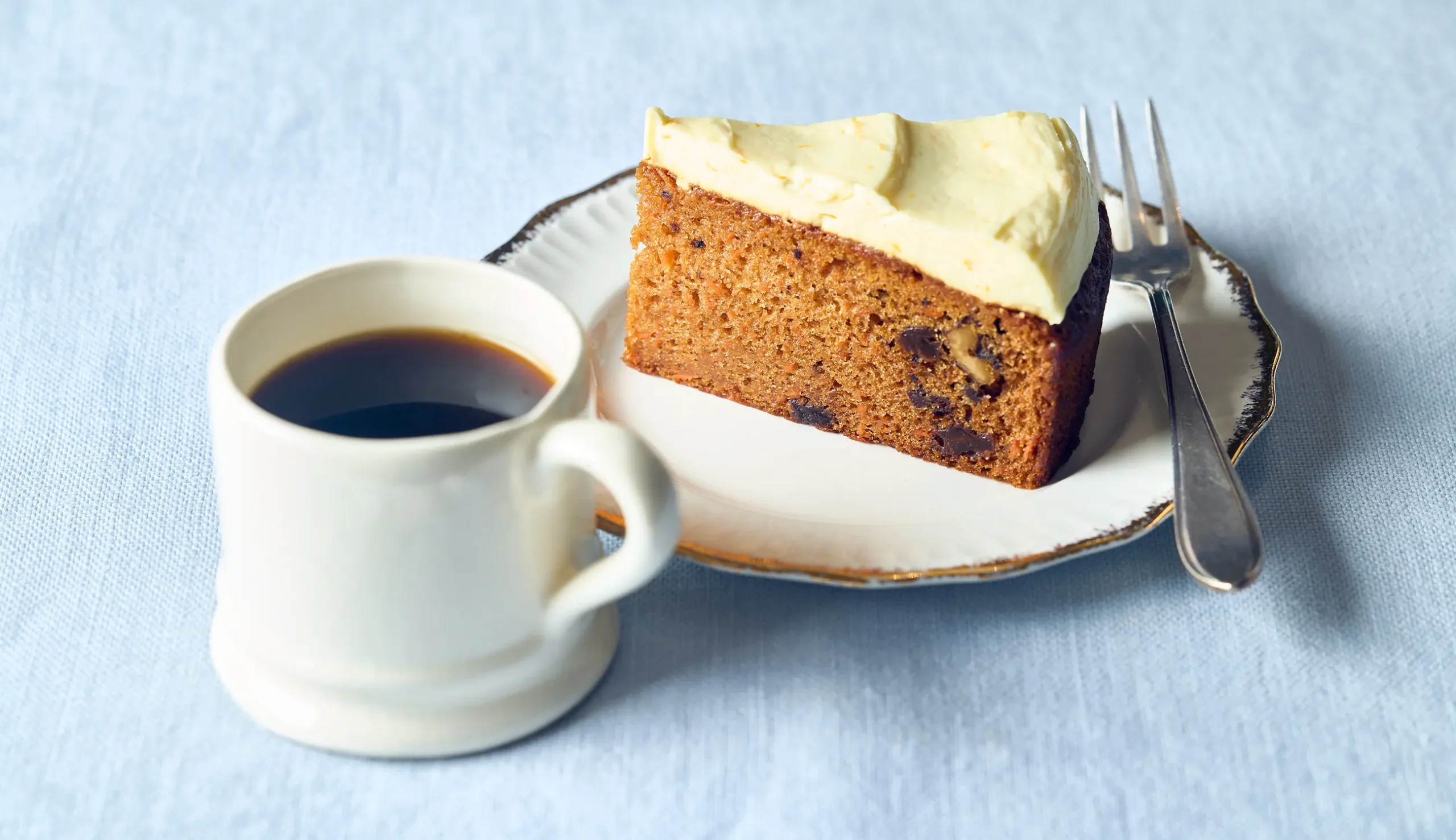 ケーキとコーヒーで疲労回復