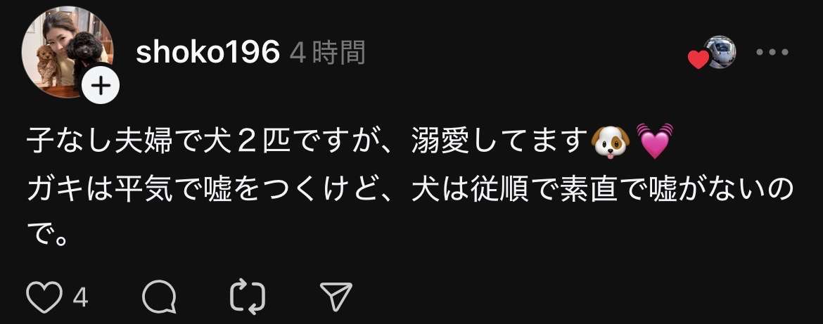 ぶっちゃけ子を持つメリットって殆ど無くないですか？