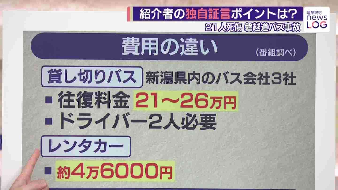 【磐越道バス事故】荒い運転「死ぬかも」　同乗生徒動画撮影、家族に連絡