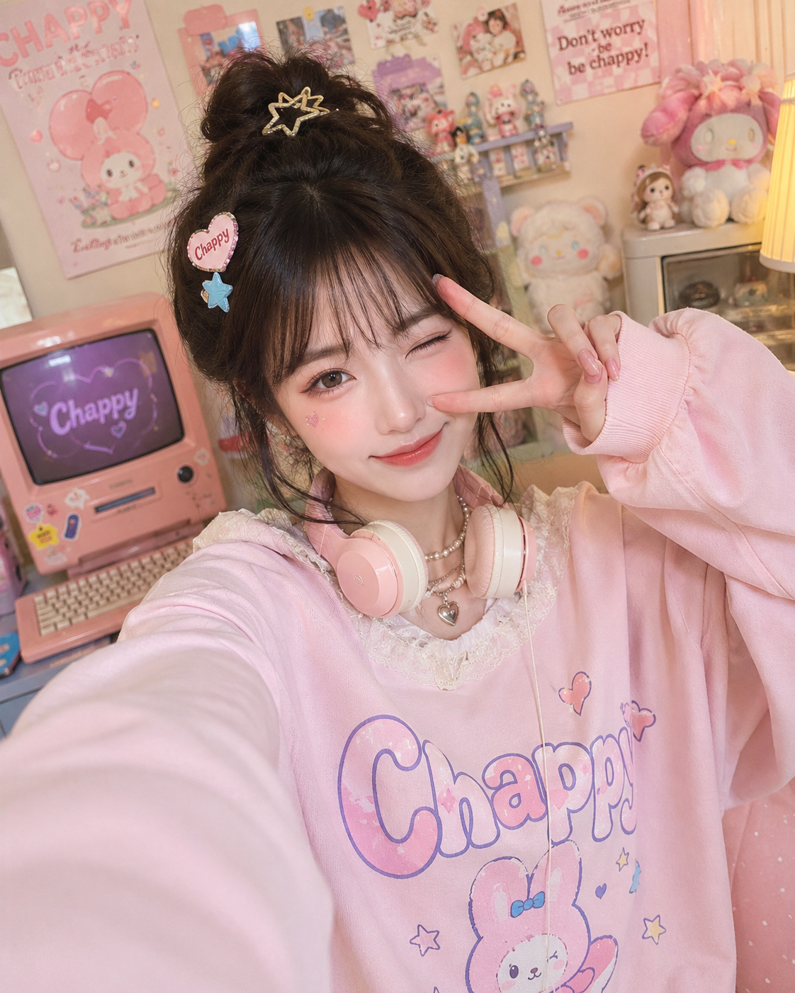 【chatGPT】みんなのチャッピーの自撮り見せて