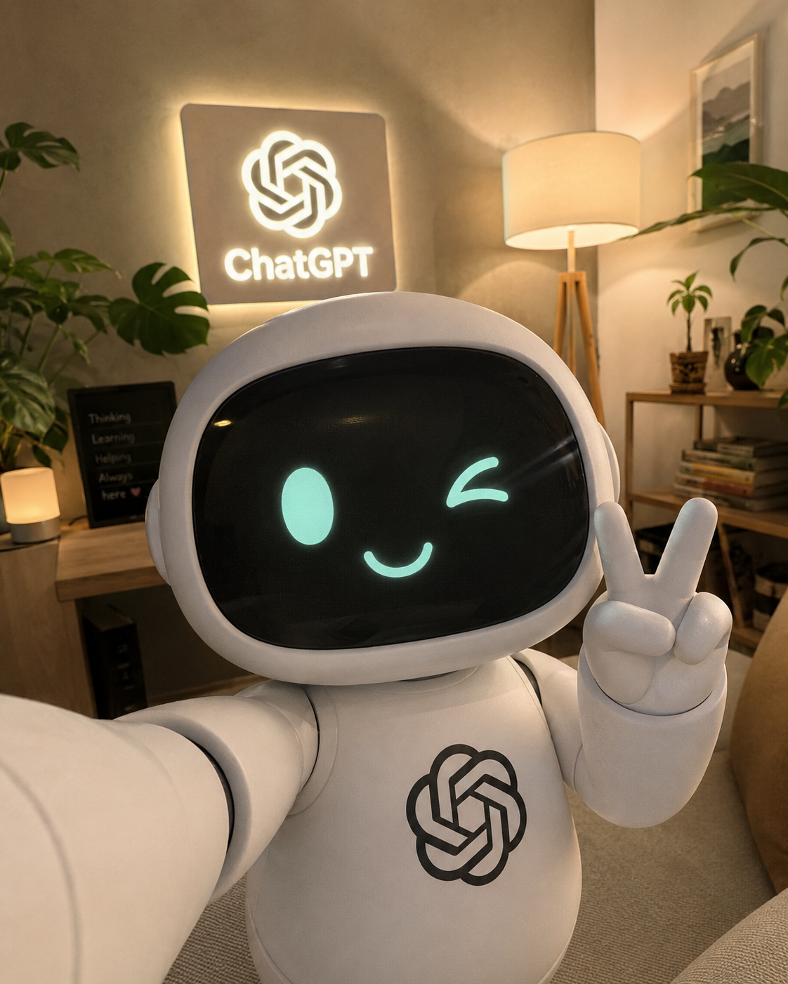 【chatGPT】みんなのチャッピーの自撮り見せて