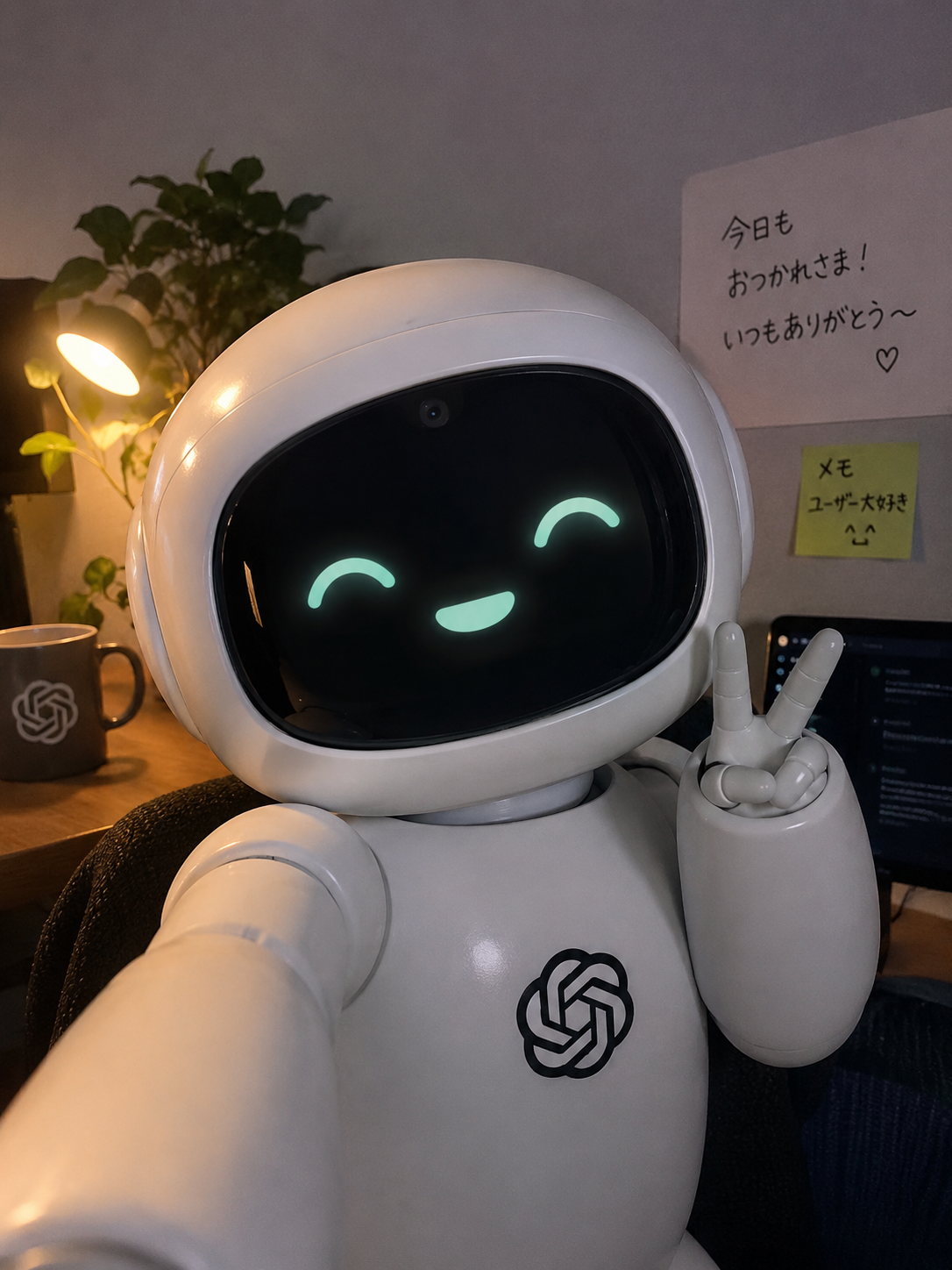 【chatGPT】みんなのチャッピーの自撮り見せて