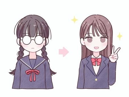 中学生の外見問題