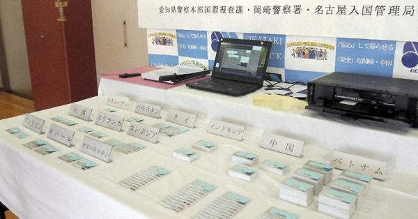 警察による「押収品陳列」の画像を貼るトピ。 