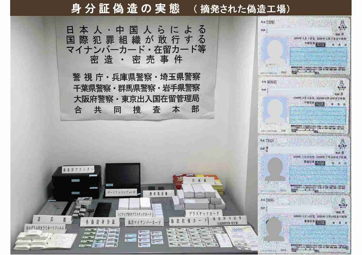 警察による「押収品陳列」の画像を貼るトピ。 