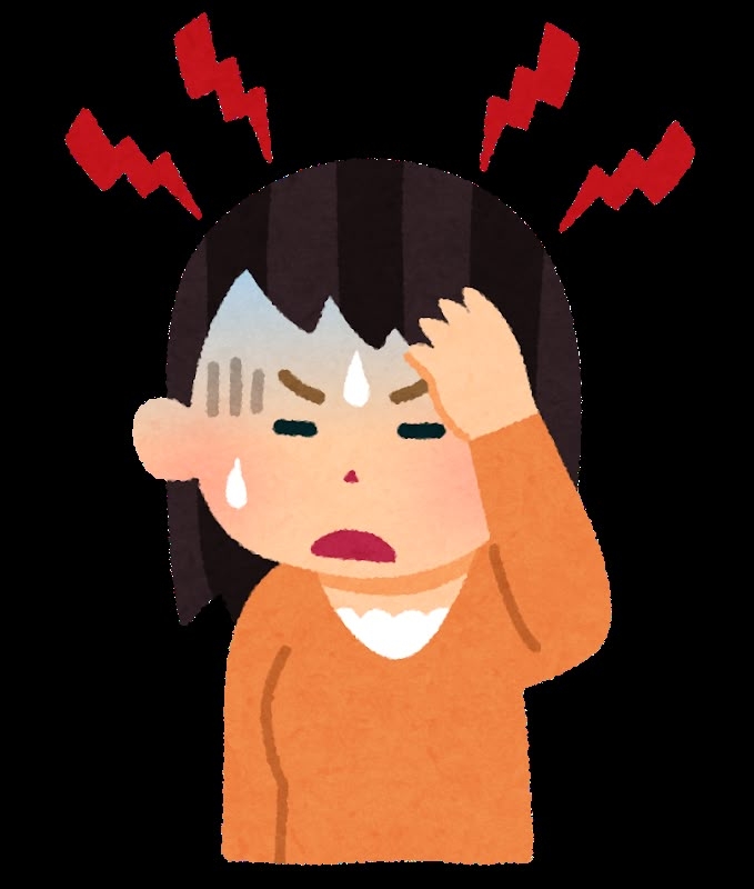 40代になって頭痛が増えた