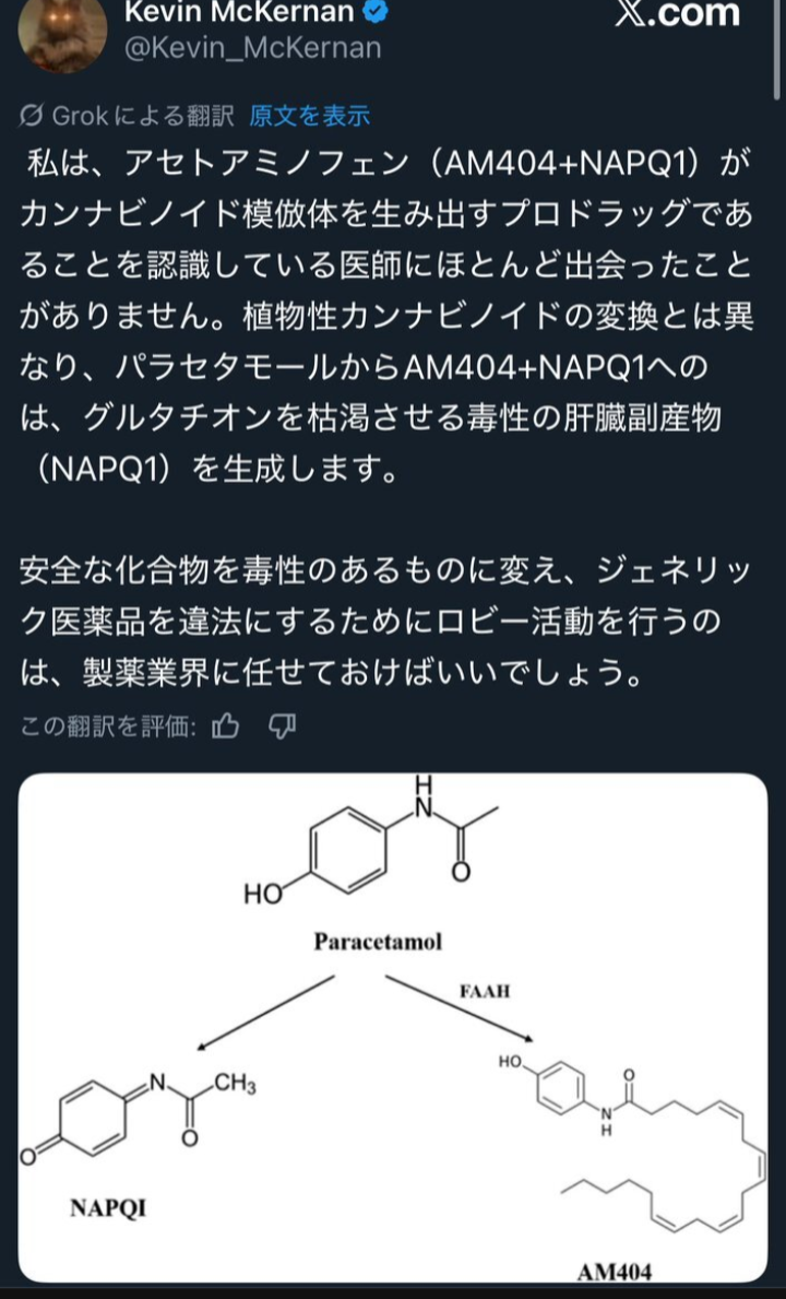 鎮痛剤、頭痛薬は何を使っていますか？