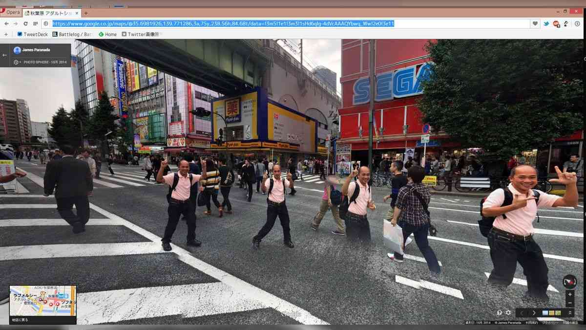Googleマップに写ってた面白い物