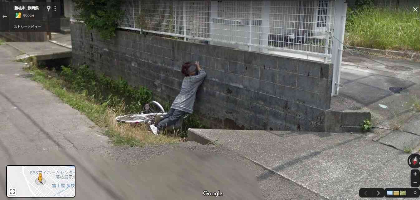 Googleマップに写ってた面白い物
