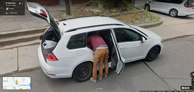 Googleマップに写ってた面白い物