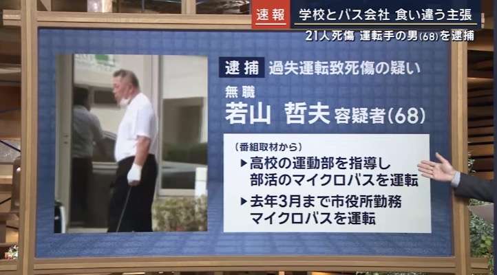 21人死傷の磐越道バス事故　運転手の男（68）を逮捕　警察の調べに「90～100キロ出していた」「速度の見極め甘かった」と容疑認める