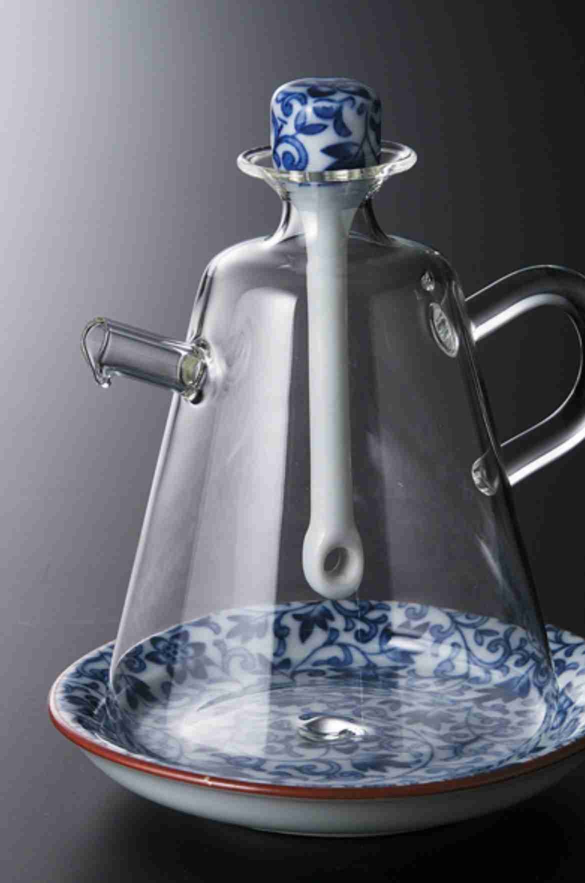 ガラス細工の物を貼るトピ