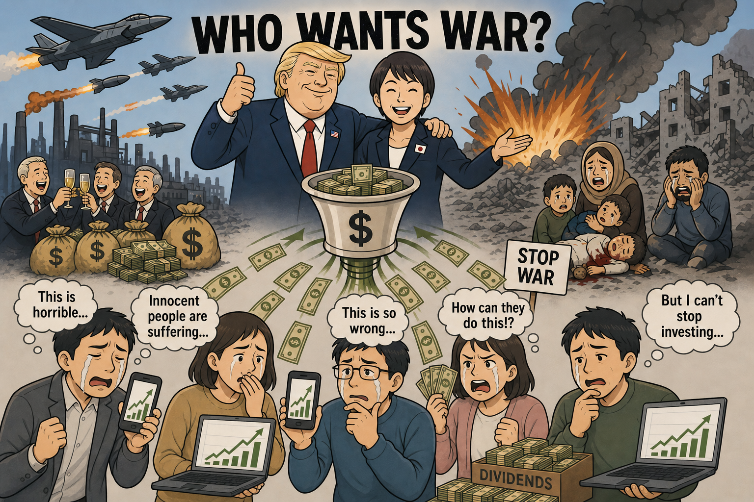 戦争が終わったら生活はラクになるんでしょうか？