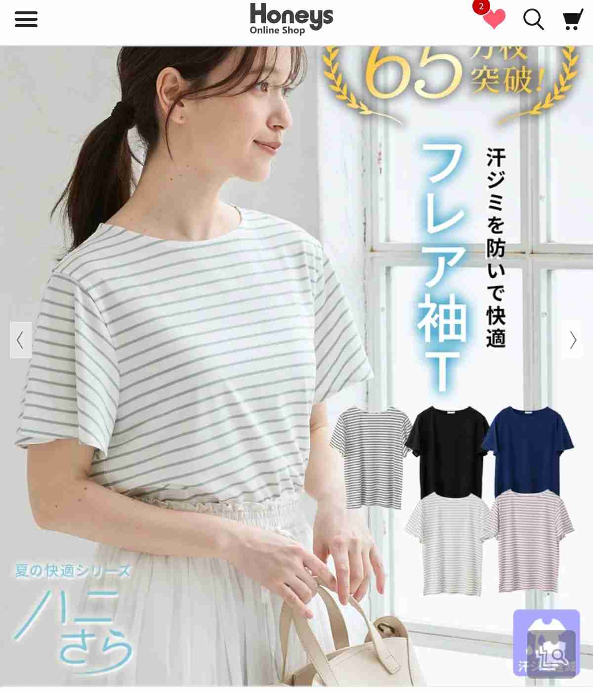 汗染み防止Tシャツ品評会