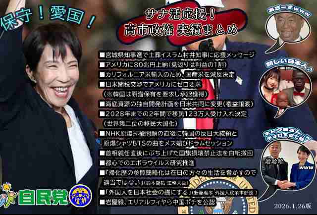 高市首相が自民の参院幹部と会食　手土産は化粧水「おっさんもきれいになろう」