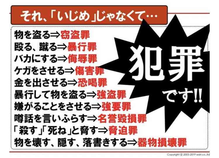 どうしたらイジメがなくなるか？