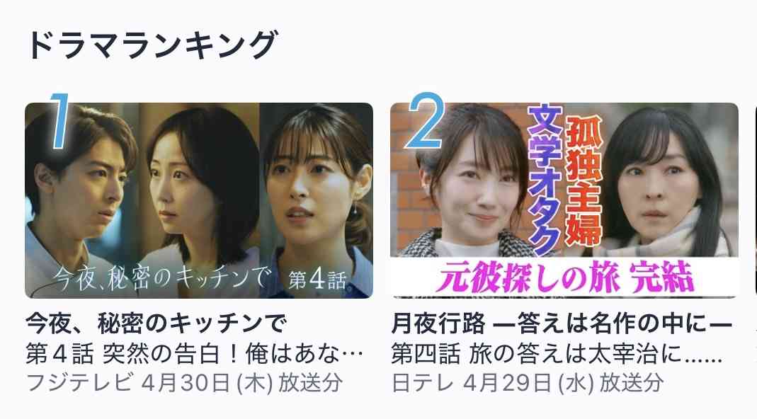 【実況・感想】＜木曜劇場＞今夜、秘密のキッチンで 第4話