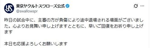 NPB、危険スイングに「退場」検討　球審負傷受け、今季中にも