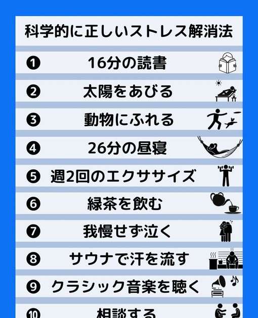コスパの良いストレス解消方法
