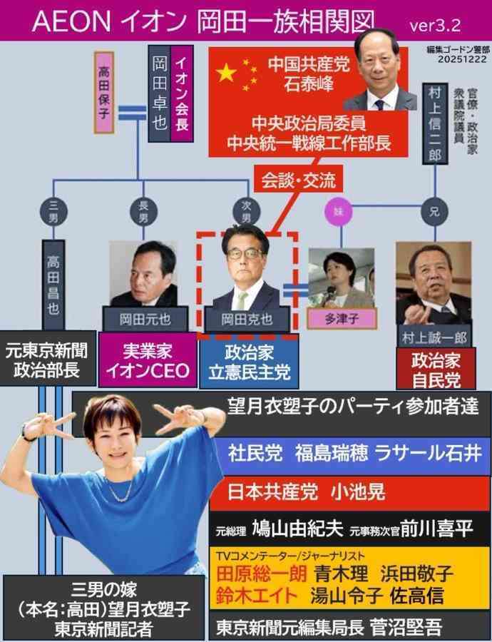 岡田克也氏　次期衆院選の出馬に意欲　落選の一因はSNSでの攻撃と分析「『中国のスパイ』と言われ非常に残念」