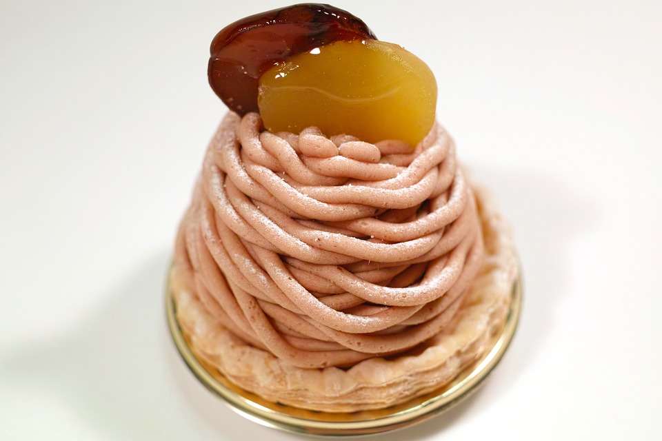 クリームが太いモンブランが好き