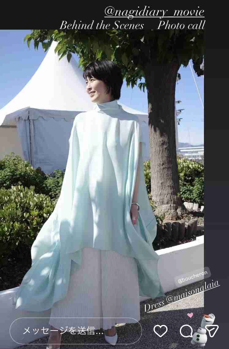 松たか子、カンヌ映画祭のドレス姿が素敵。「オールバック似合いすぎ」「胸元開いたドレスなのに上品でかっこいい」