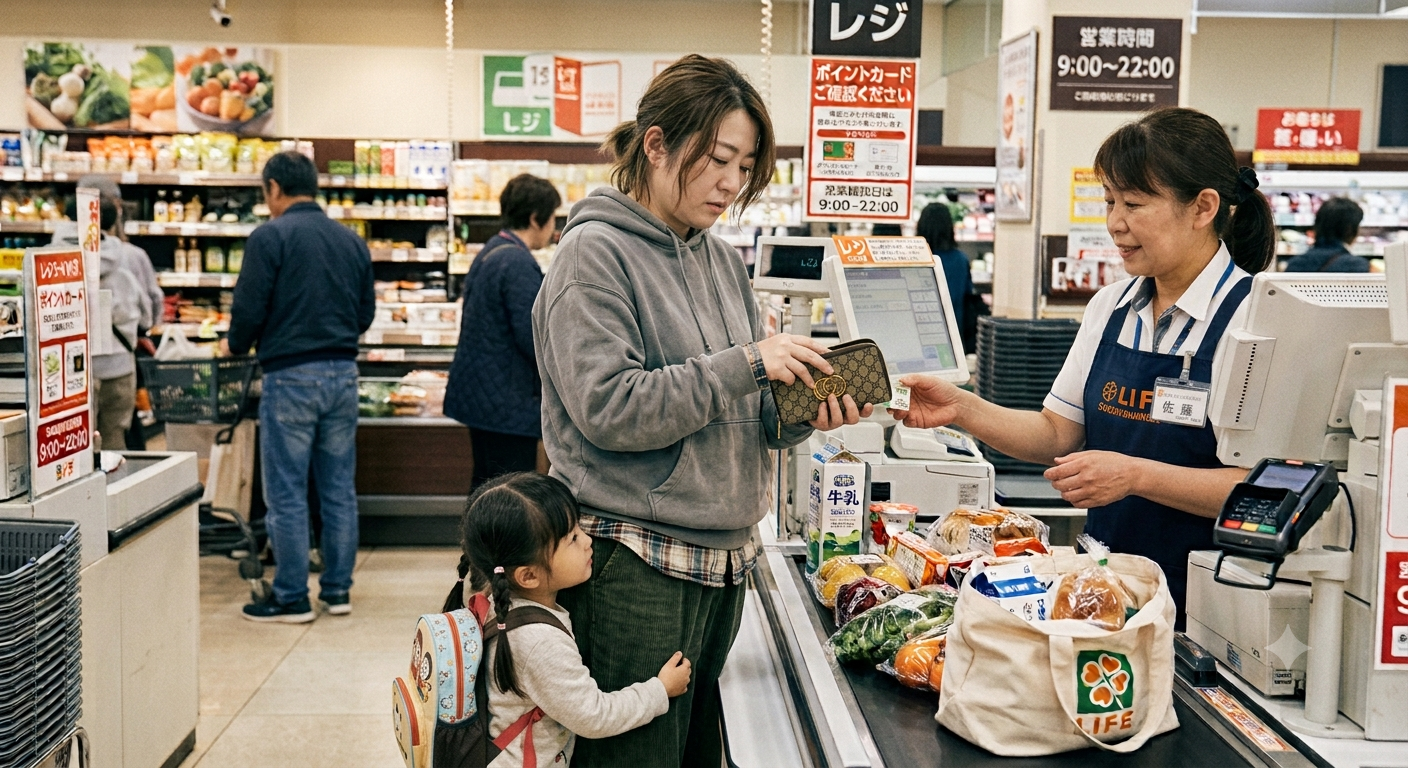 お財布だけハイブランドの人を見栄っ張りだと思ってしまう。