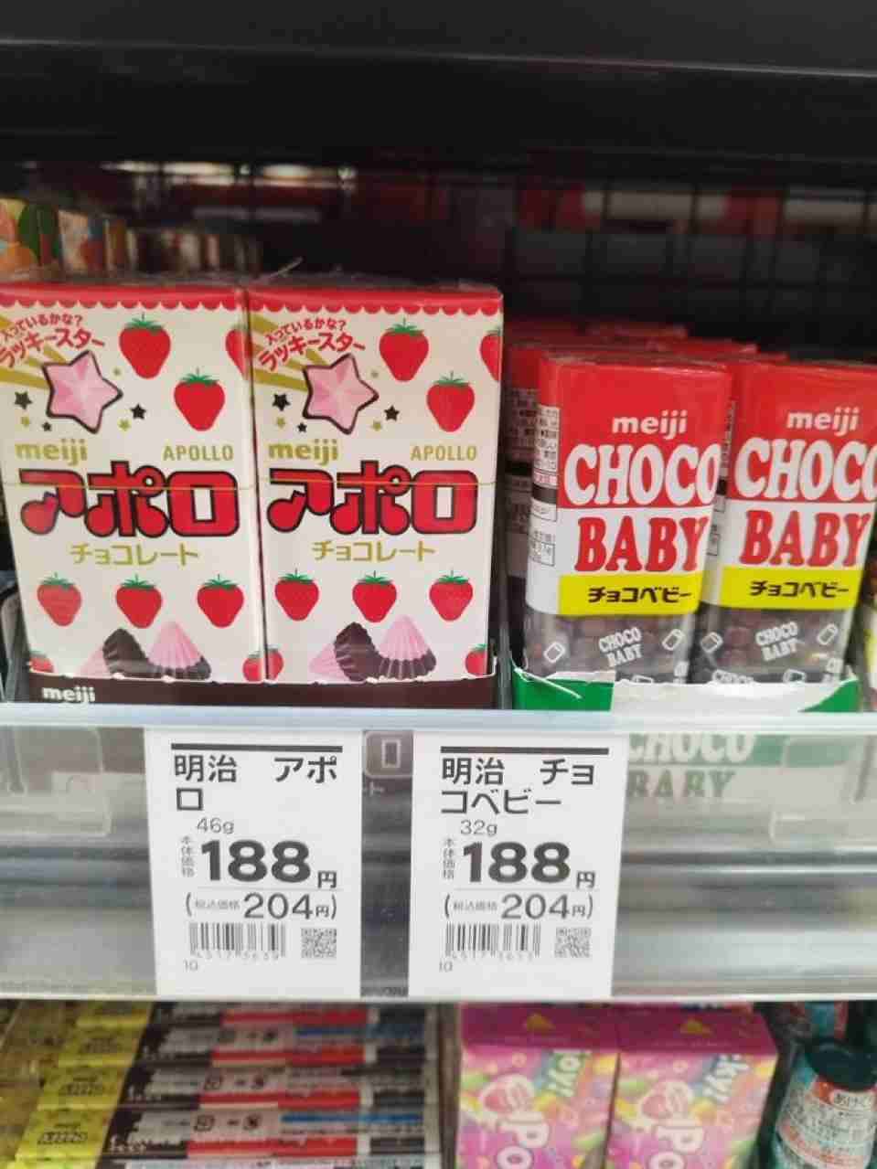 物価高で値上がりしたお菓子の価格