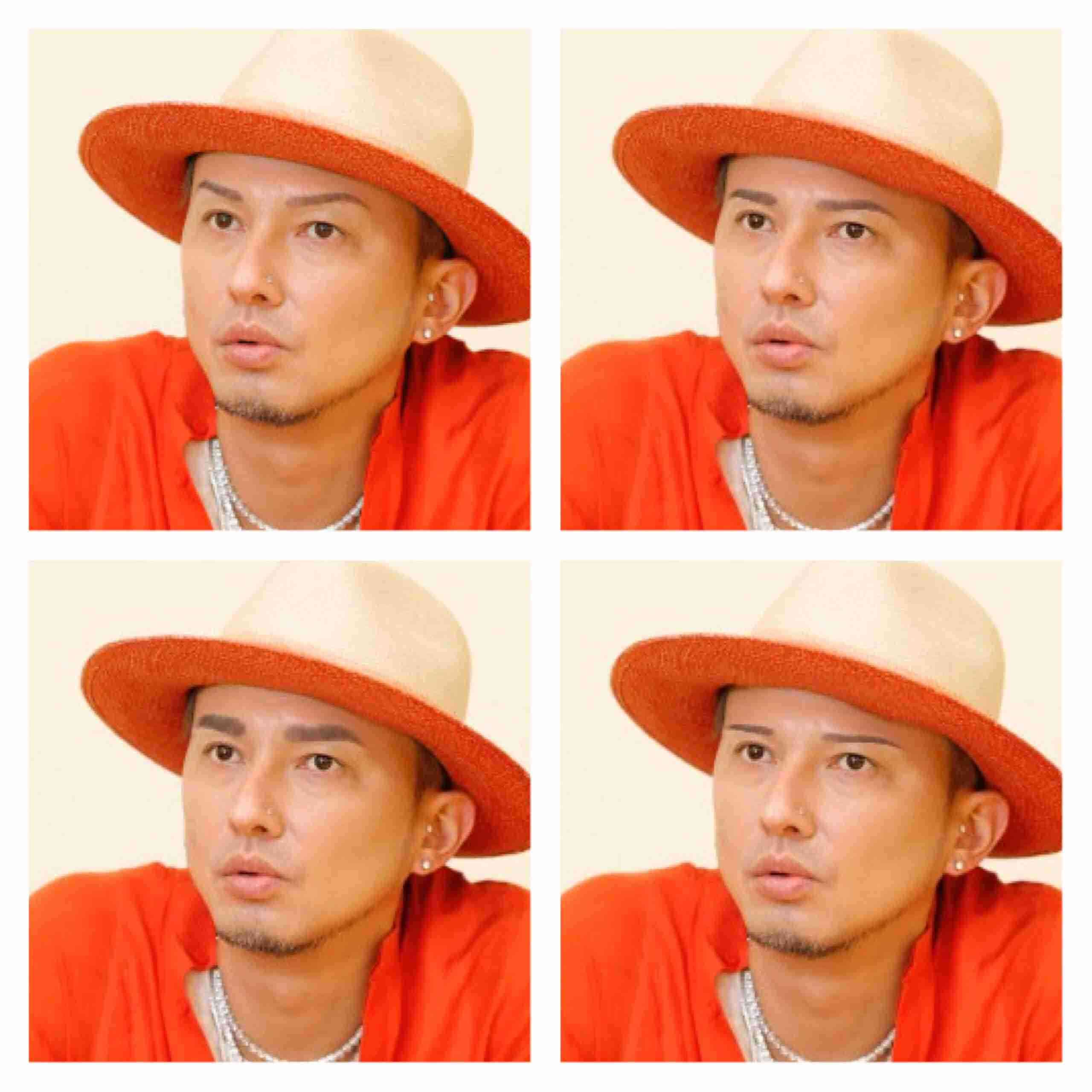 ISSAさんの眉毛比較