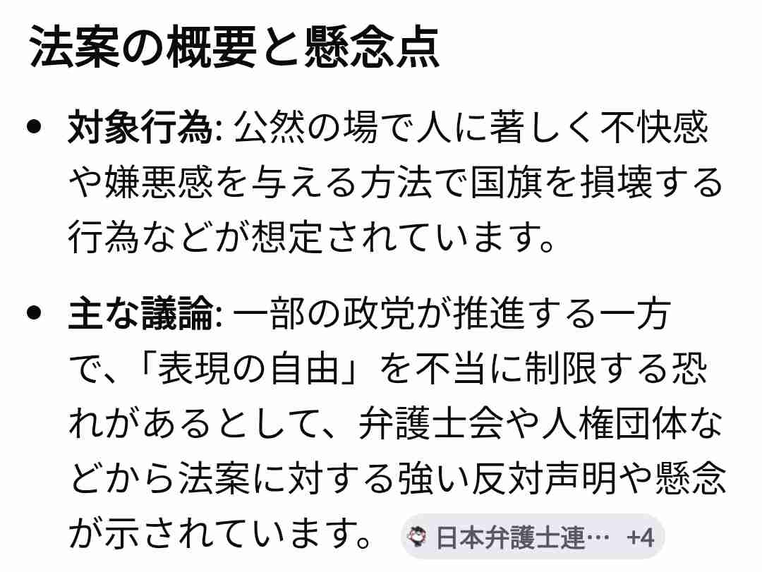 国旗損壊罪に「日弁連」が反対声明 「国民感情は刑罰で強制されるものではない」平和主義に逆行する懸念も