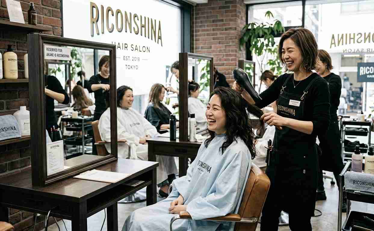 家の近くの美容室に行くか、離れたところに行くか
