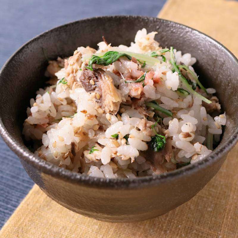 サバ缶炊き込みご飯